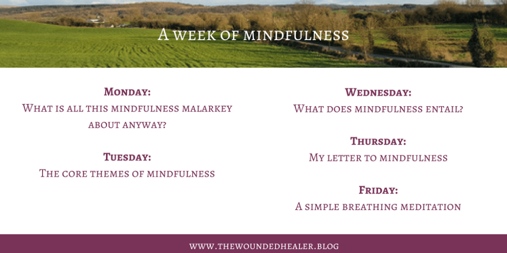 A week of mindfulness - twitter